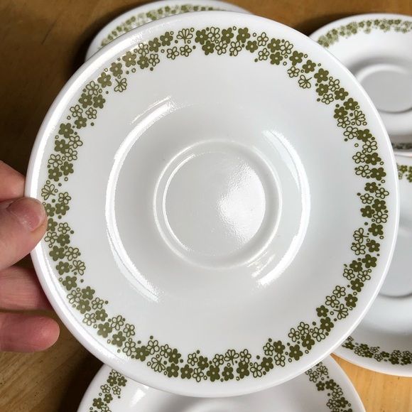 Corelle Spring Blossom. Set of 5 Saucers - Picture 1 of 5